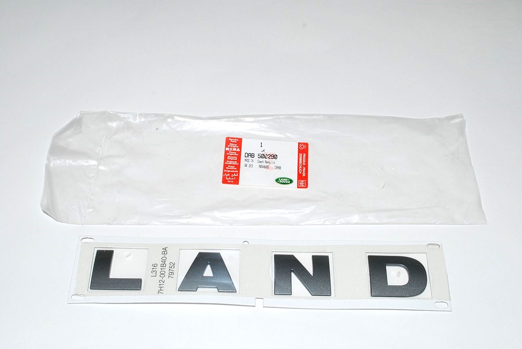 Буквы капота «LAND» DEF c 2007 — (DAB500290||LAND ROVER)