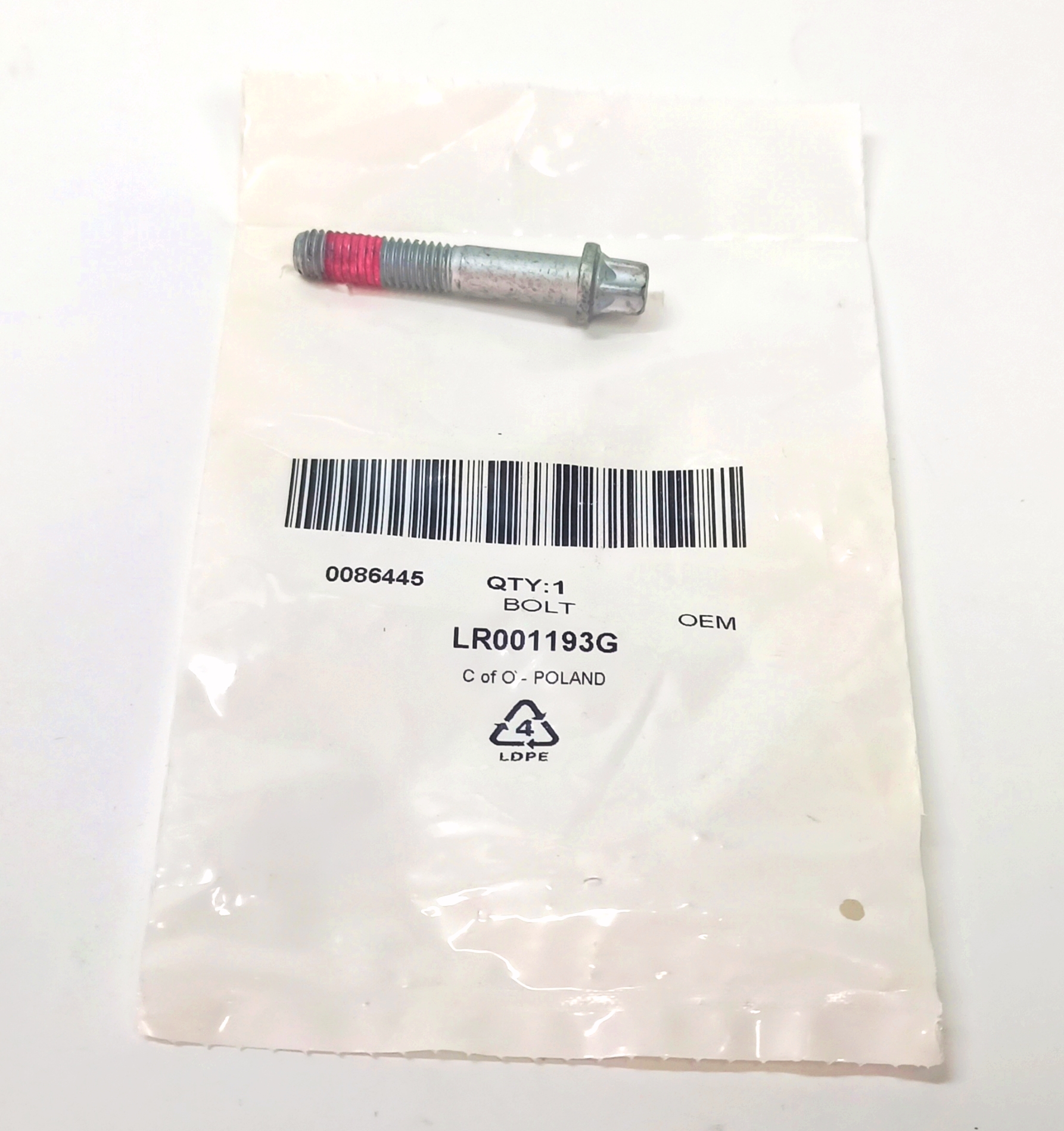 Болт карданного вала М8 X 45MM (LR001193||BRITPART)