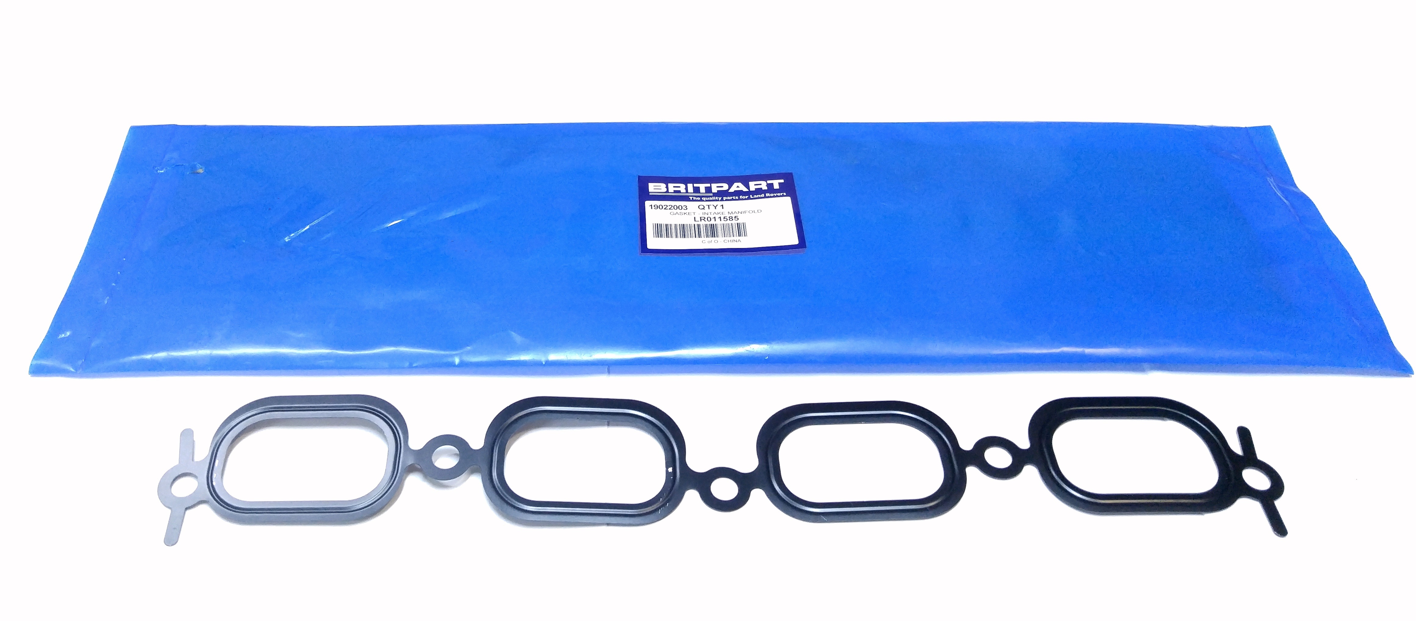 Прокладка впускной коллектор к головке блока правая NRR/RRS 5.0L OHC SGDI (LR011585||BRITPART)