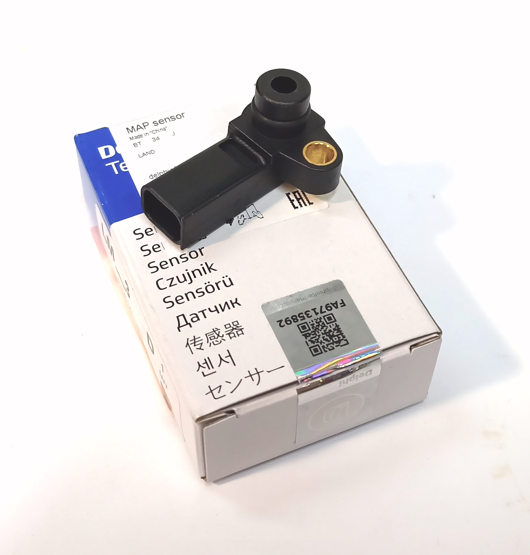 Датчик абсолютного давления (MAP)  в дроссельной заслонке D3 2.7D (LR019130||DELPHI)