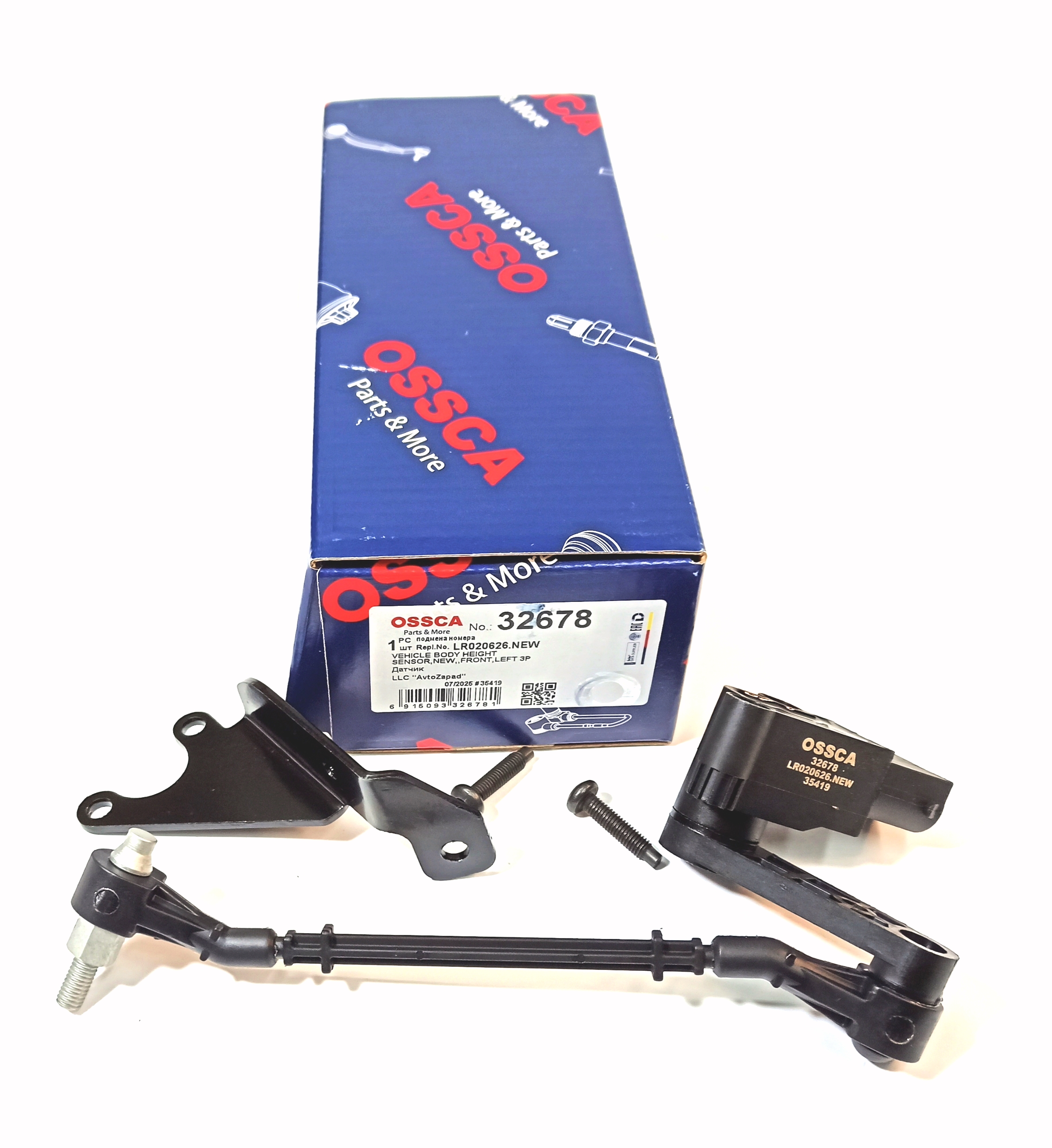 Датчик уровня подвески передний левый RRN (LR020626||OSSCA)