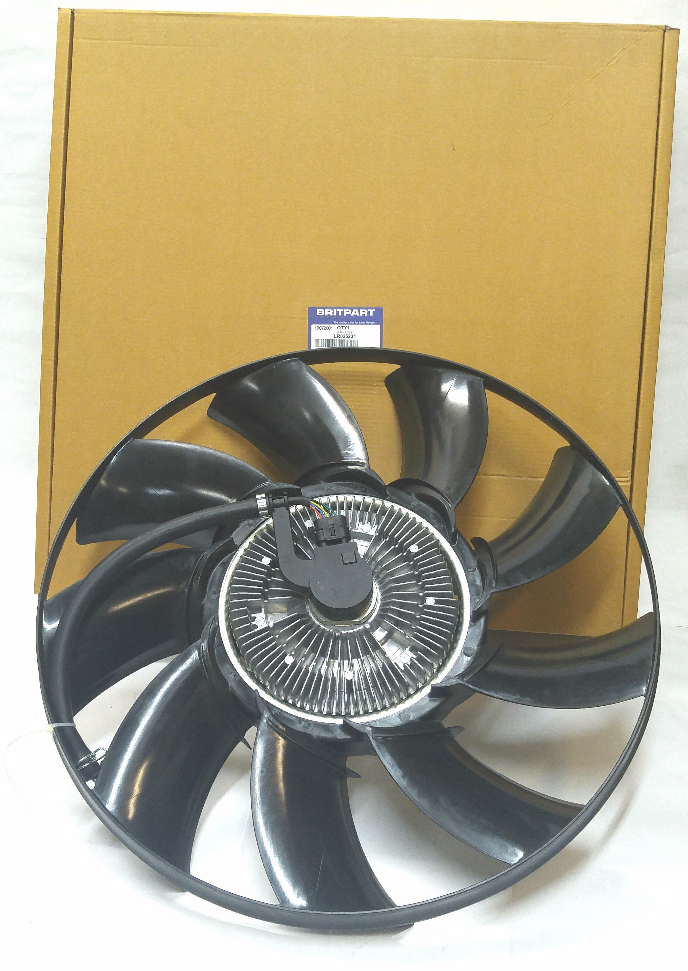 Вентилятор радиатора 3.6D/4.4AJ RRS/RRN (LR025234||BRITPART)