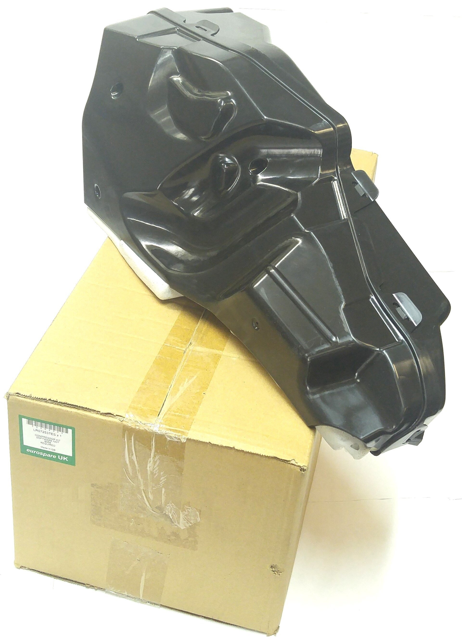 Компрессор пневмоподвески (тип AMK) ( с кронштейном и кожухами) D3/D4/RRS (LR072537||EUROSPARE)