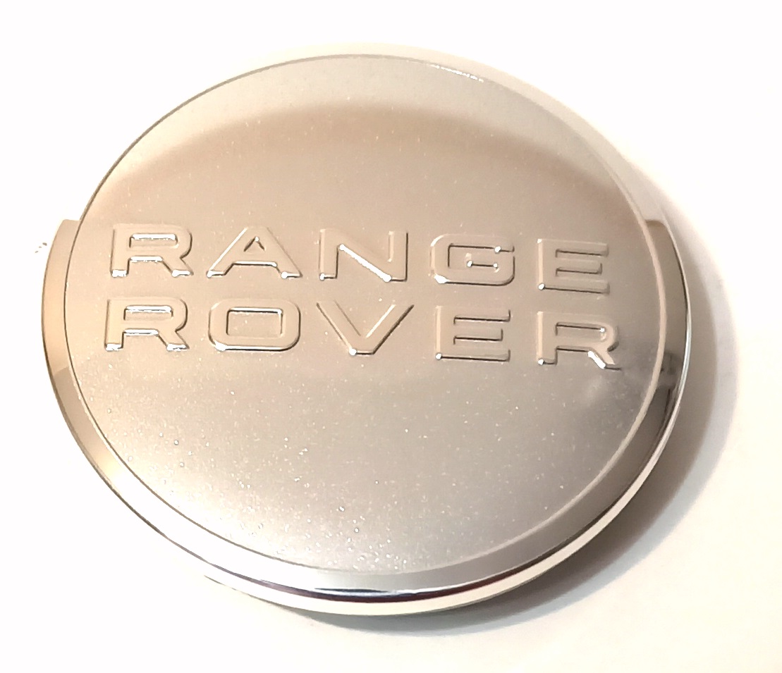 Колпачок литого диска с надписью RANGE ROVER (серебристый) (LR089429||BRITPART)