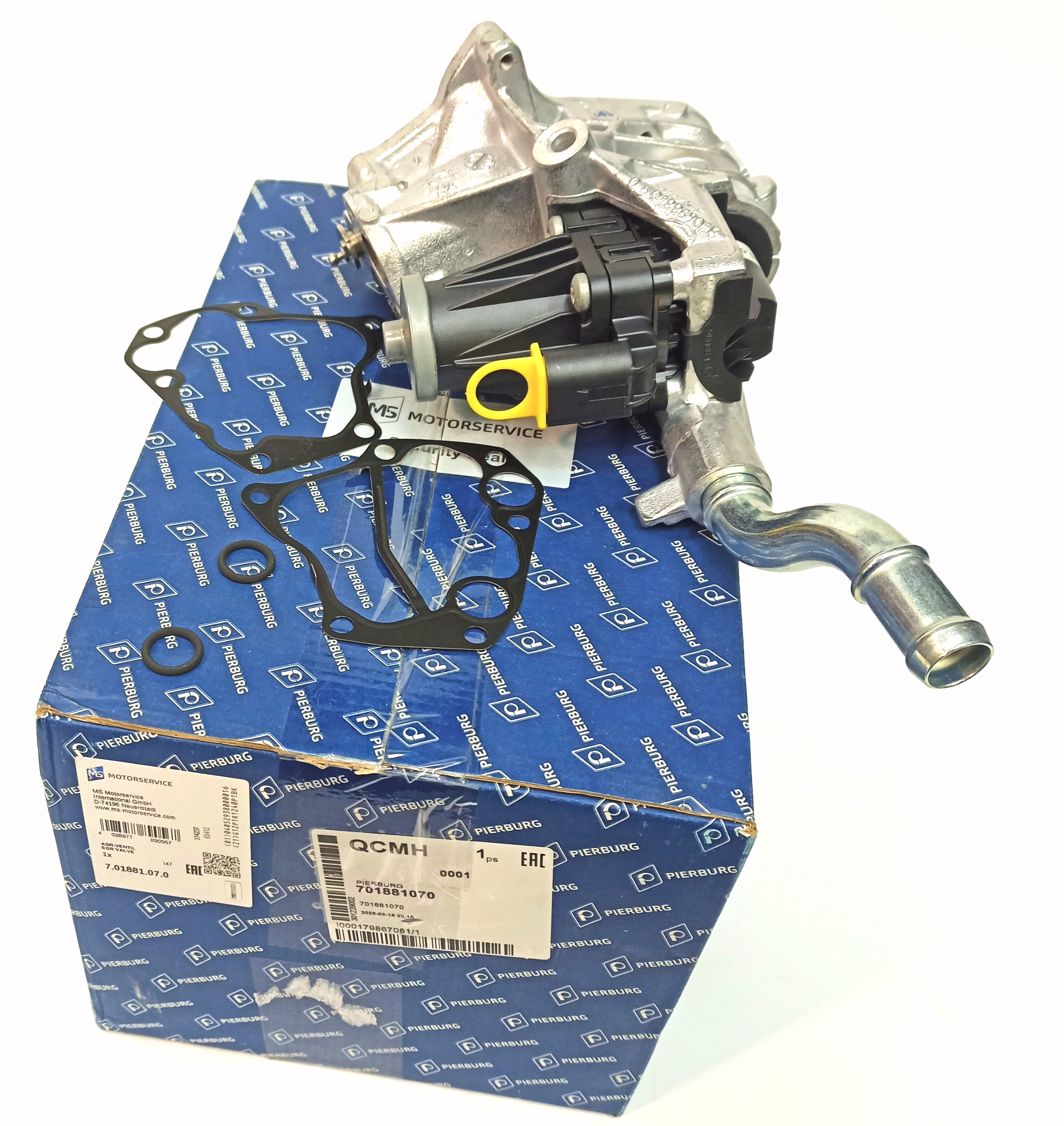 Клапан EGR правый (без охладителя и исполняющего устройства) 3.0L TDV6 (LR018753||PIERBURG)
