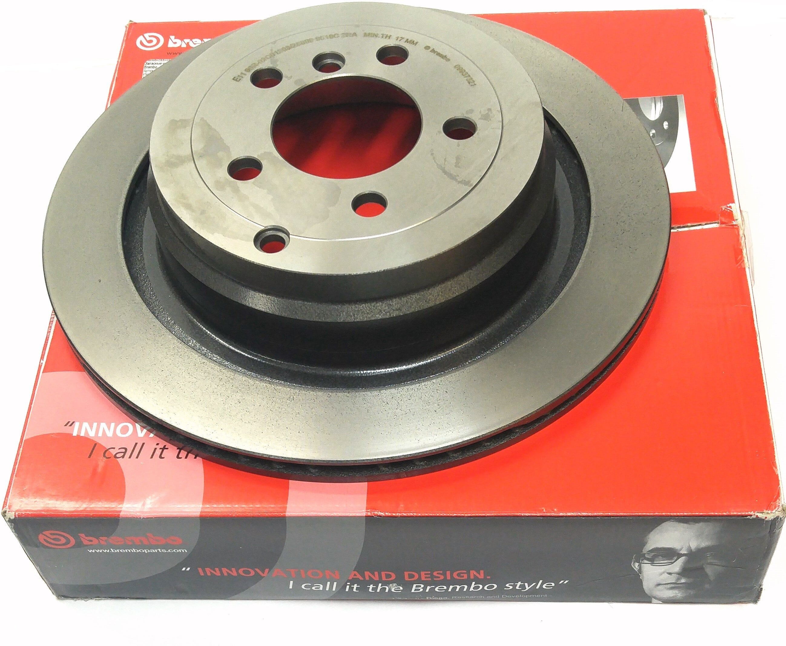 Диск тормозной задний NRR 2006 - 2012 (LR031844||BREMBO)