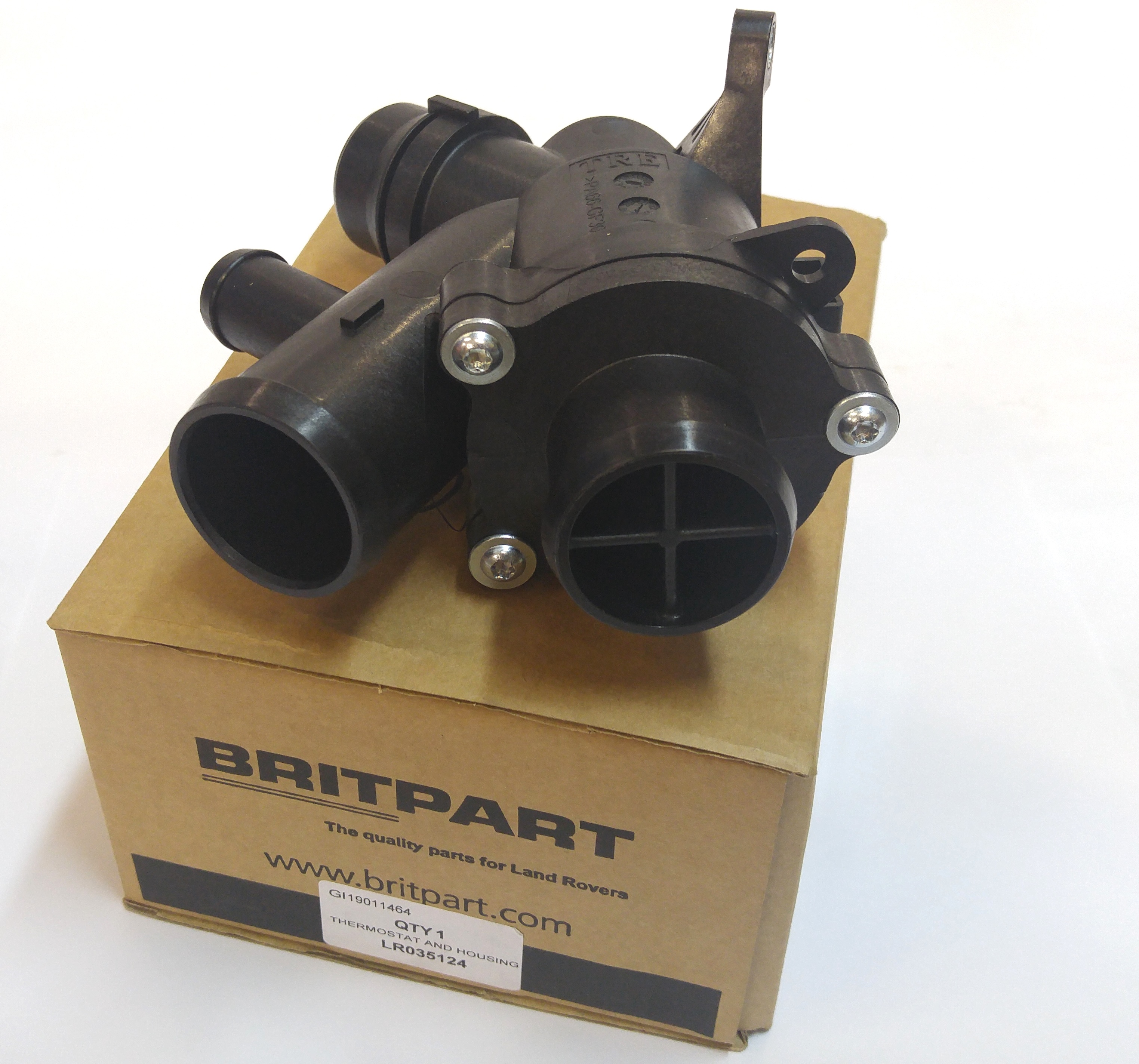 Корпус термостата 5,0/3,0L DOHC GDI (LR035124||BRITPART)