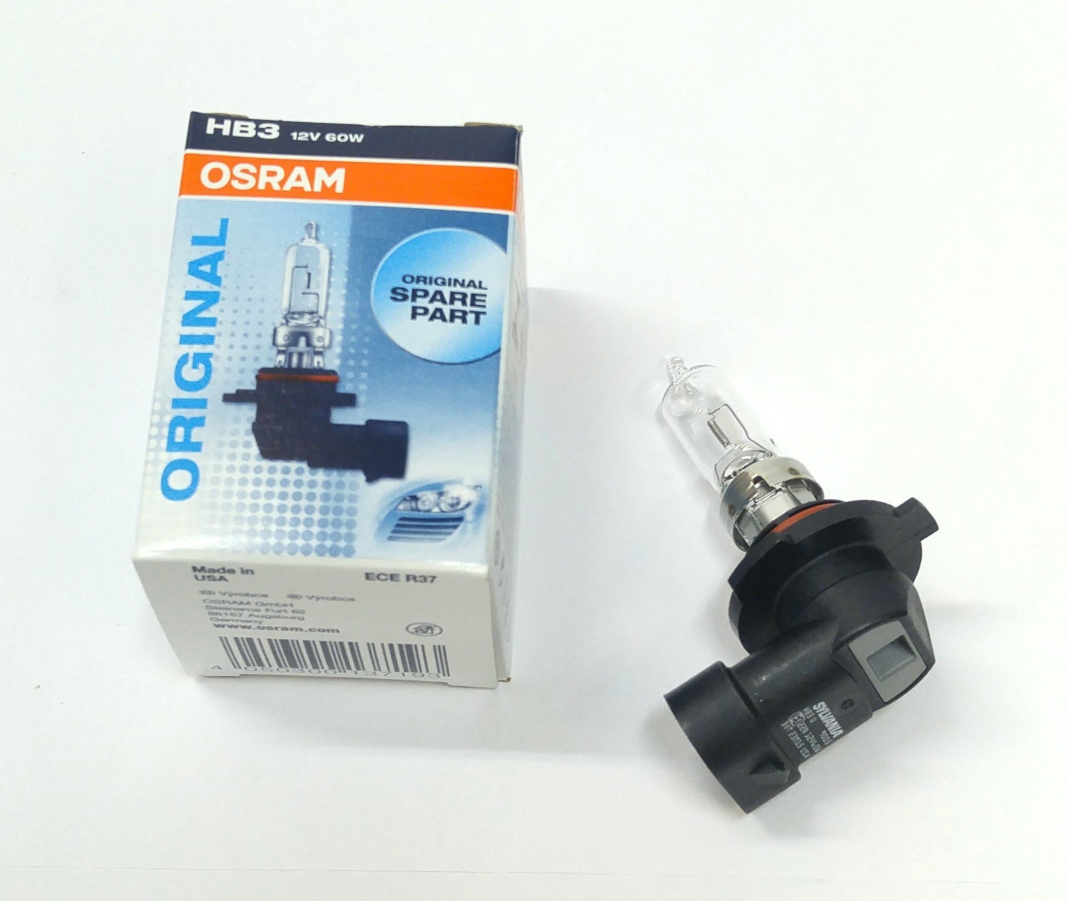 Лампа головного света (галоген) HB3 60W (LR044458||OSRAM)