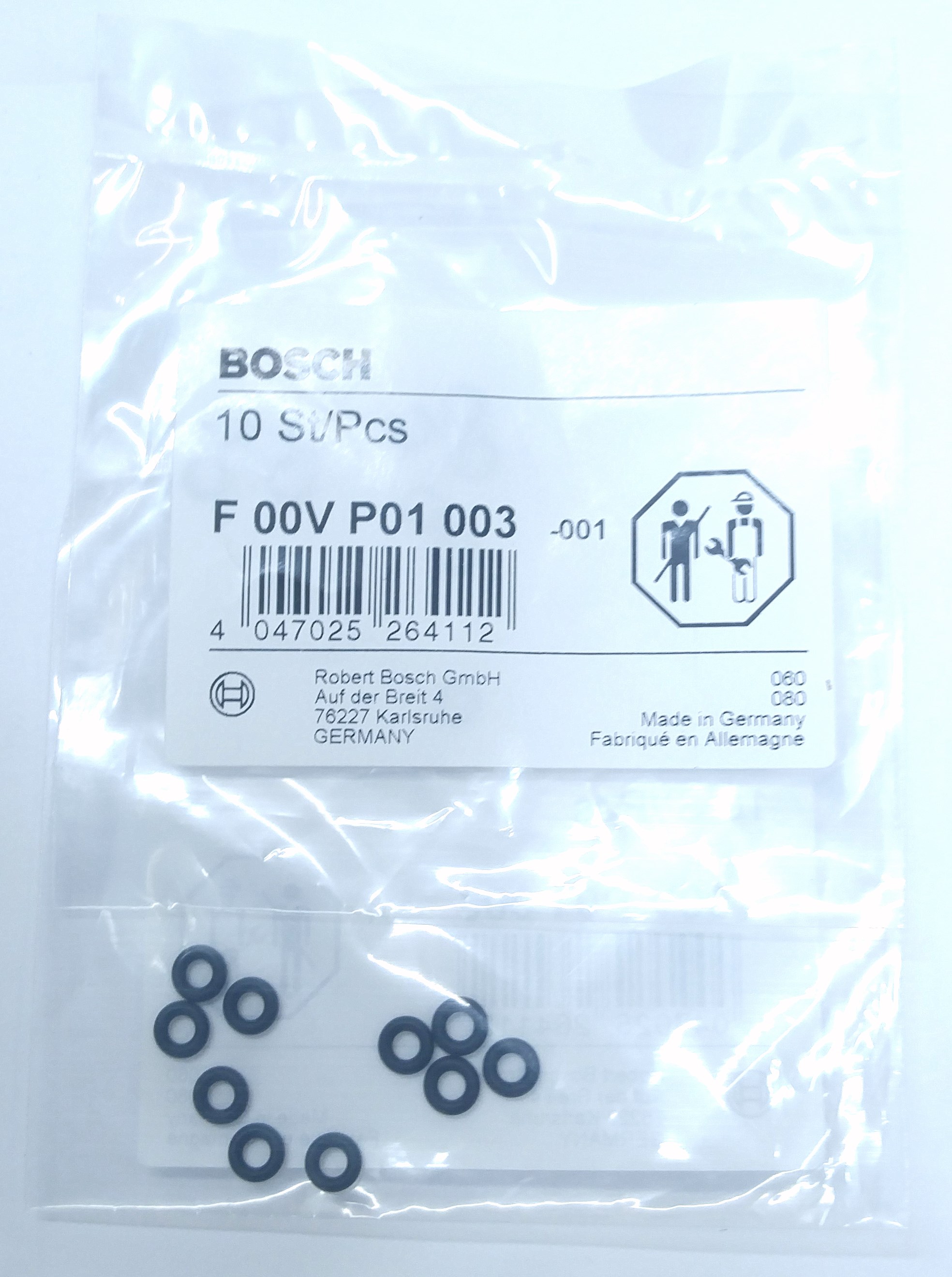Кольцо уплотнительное топливной форсунки (LR054612||BOSCH)