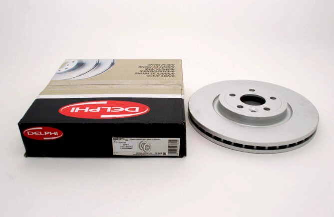 Диск тормозной передний VELAR (LR125902||DELPHI)