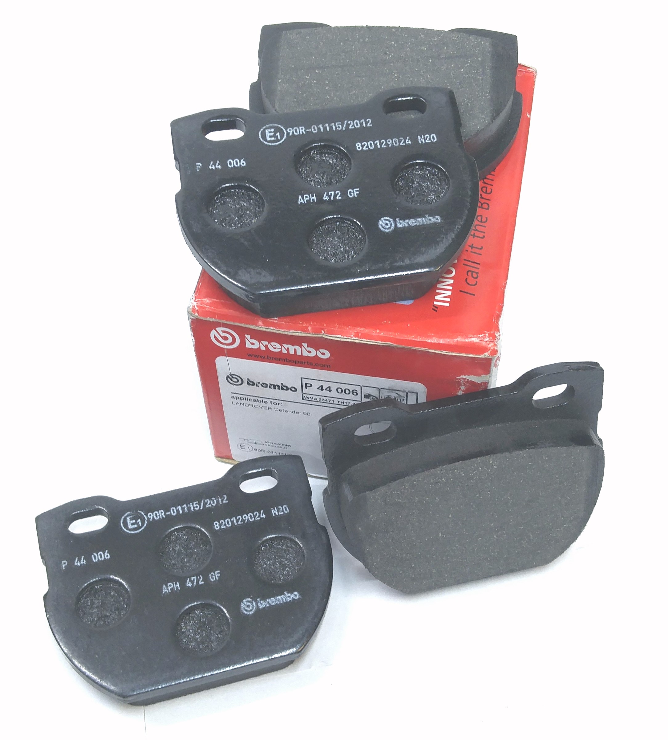Колодки тормозные задние DEF110/130 с 2002- (SFP000250||BREMBO)