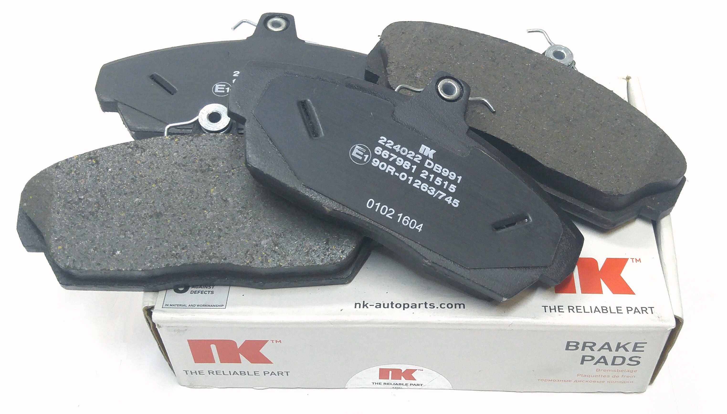 Колодки тормозные передние FR до 2001 (SFP100360||NK)