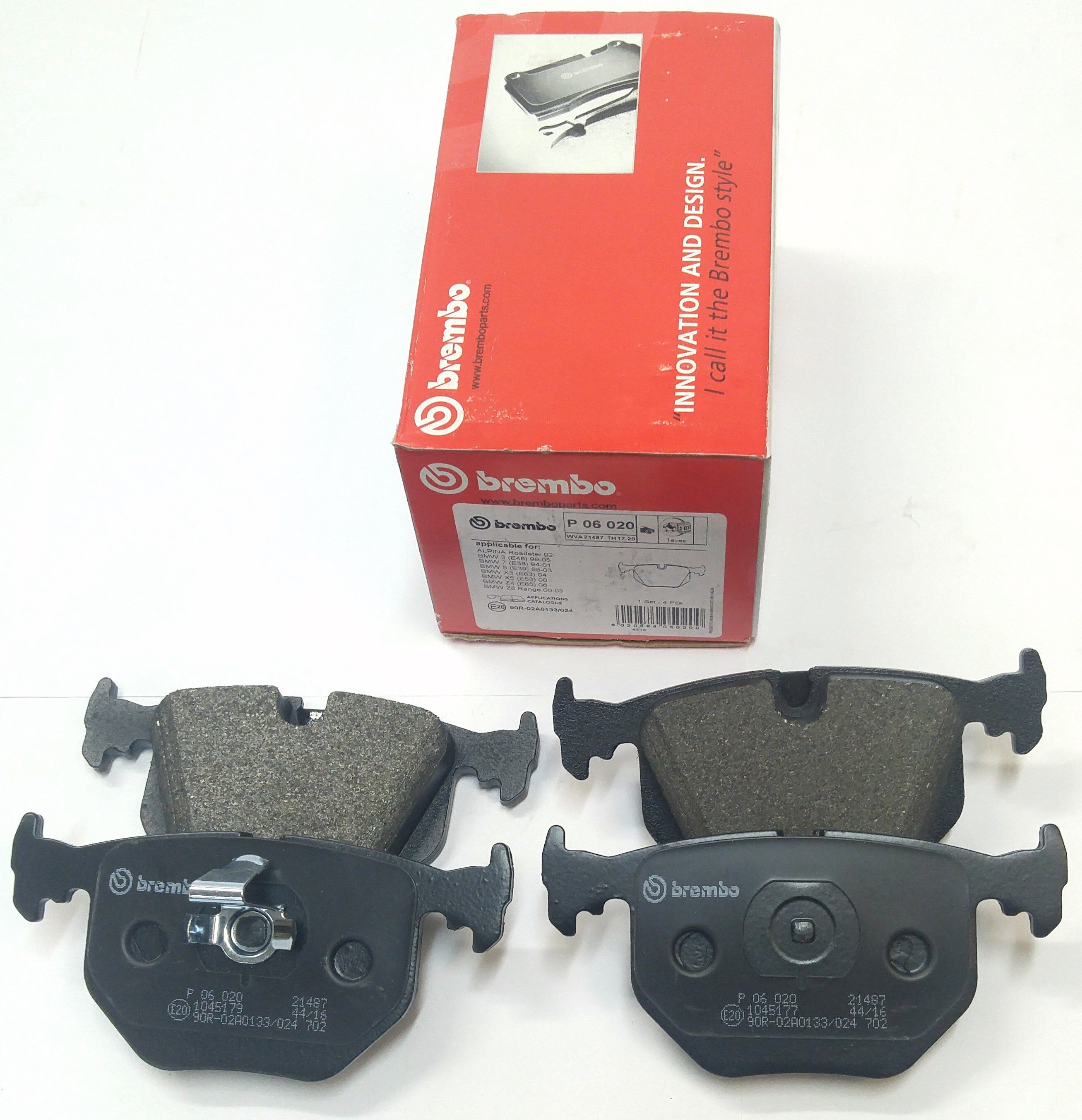Колодки тормозные задние NRR -06 E (SFP500210||BREMBO)