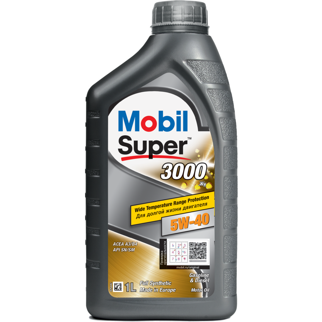 Масло моторное 5W40 (фасовка  1 литр) (STC89551||MOBIL)