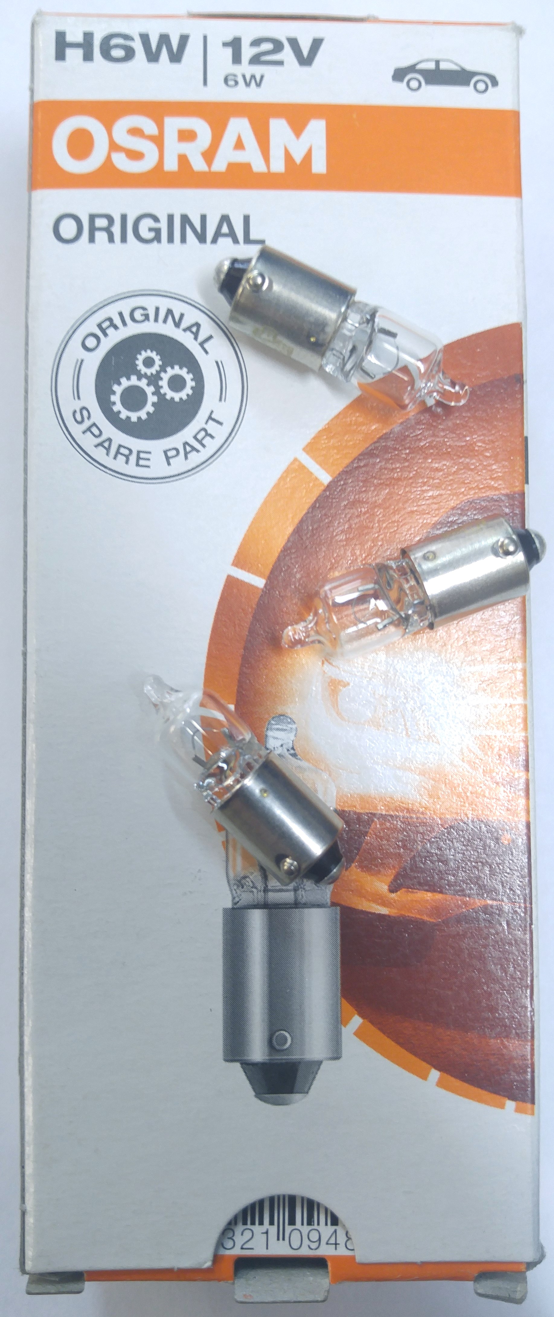 Лампочка заднего хода 6W (XZQ000090||OSRAM)